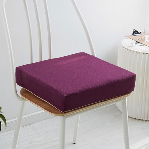 Extra tjock Bo Cush för äldre tvättbar golvkudde för rullstolar bilar kontorsstolar stöd efter undersökning 55 x 55 x 5 cm