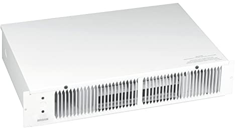 Broan-NuTone 114 Kickspace Fan-Forced Wall Heater Without Built-in Thermostat, White