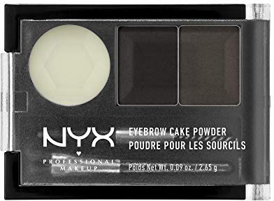 NYX Cosmetics Eye Brow Cake Powder - Black/Grey