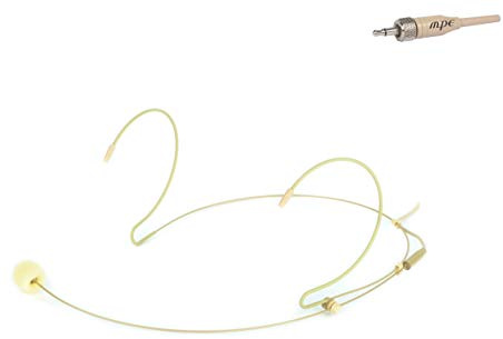MPE microphone serre-tête casque sans fil wireless a condensateur omnidirectionnel jack 3,5mm filetage femelle compatible avec microphone radio Proel / Sennheiser