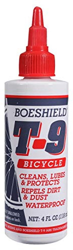 Boeshield T-9 Bicycle Chain Waterproof Lubricant and Rust Protection, 4 oz Liquid, Original Version (122183) , White