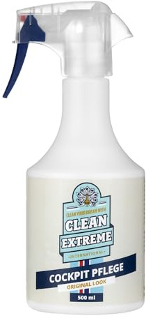 CLEANEXTREME Cockpitpflege Seidenmatt 500 ml - Silikonölfrei & Antistatisch | Professionelle Auto Kunststoffpflege Innenraum - UV-Schutz gegen Ausbleichen - Cockpit Refresh - dezenter Wassermelonen-Duft