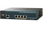Cisco AIR-CT2504-15-K9 - 2504 Wireless Controller - Network management device - 4 ports - 15 MAPs (managed access points) - GigE - 1U
