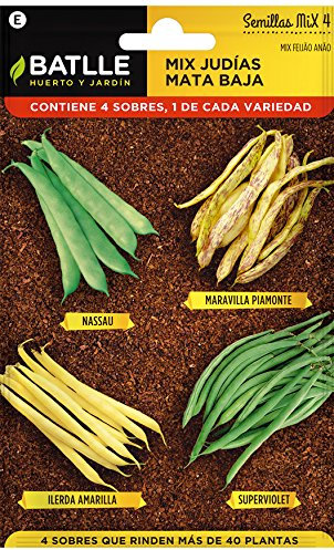 Semillas Batlle Graines Mélange de Plantes Haricots, arbuste Bas