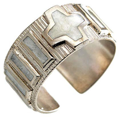 Holyart Rosenkranz Ring Silber 925 Weiss, 18.5 mm (0.72 inc.) - DE 58