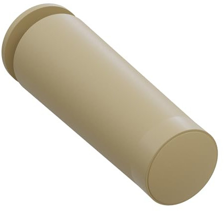 DIWARO. Rolladenstopper | Länge 60 mm | Farben beige, grau, hellbraun, hellgrau, schwarz oder weiß | mit Verschlusskappe und Schraube | Material Kunststoff (beige)