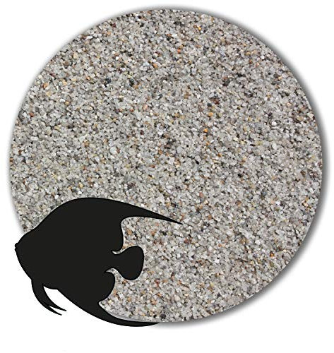 Anbobo Müller GmbH - Aquarium Sand/Aquarium Kies - 25 KG - 0,71-1,25mm - hellgrau
