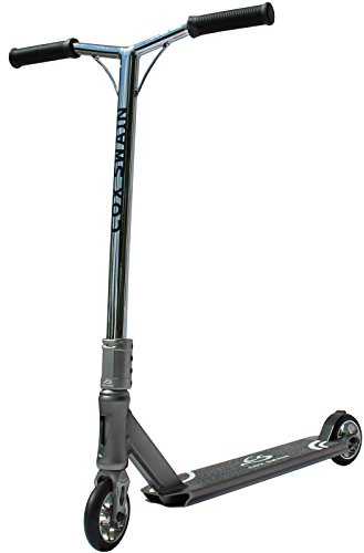 Cox Swain Stunt Scooter Z-620 mit 110mm Rollen - ABEC9 Lager- ALU Kern Rollen Super Heavy Quality! - Dark Grey/Grey