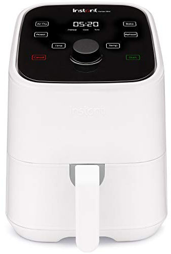 Instant Brands Vortex Mini 4-in-1 Freidora Sin Aceite 2L - Freidora de Aire Dietética y Personalizable, Con Función de Horno y Calentador- 1300W
