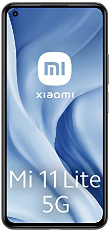 Xiaomi Mi 11 Lite Smartphone Débloqué 5G 16,6 cm (6.55) Double SIM MIUI 12 USB Type-C 8 Go 128 Go 4250 mAh Noir