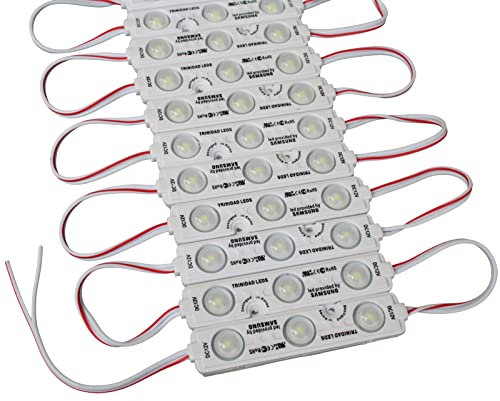 LED-Mafia 100x 10x Injektion Module Modul 1,5W SMD LED Chip IP 65 Beleuchtung Werbetechnik Schaukästen weiß warmweiß kaltweiß (6500K - kaltweiß, 20x)