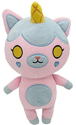 Sonsoke Plüschkissen Cosplay Plüsch Wurfkissen für Halloween Dekorationen 24,9 cm (rosa Einhorn)