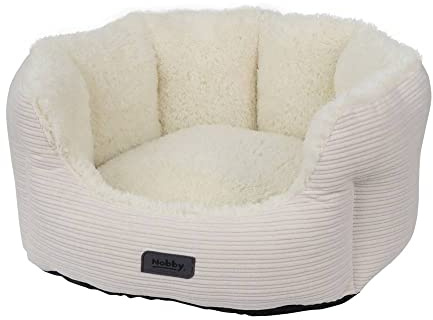 Nobby 61739 Komfortbett oval KAMBA beige; L x B x H: 86 x 70 x 24 cm