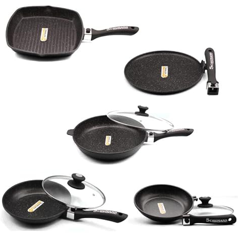 SCHUMANN PROFESSIONNEL POÊLES 24/28/32 CM, GRILL ET CRÊPIÈRE 28 CM