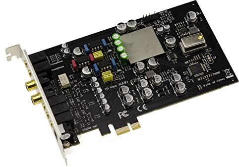 KALEA-INFORMATIQUE PCIe Karte HiFi HD 7.1 192KHz 24bit 122db Tonverstärker mit TCXO 0.1ppm - CMedia Oxygen CM8828.