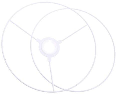 HOMSFOU 1 Satz Lampenschirm-Ring-Sets Von Gestellen Ring-Glühbirne Runde Glühbirnen Dekorative Glühbirne Diy-Ring-Lampenschirm Metall-Ring-Unterstützung Lampenschirm-Rahmen