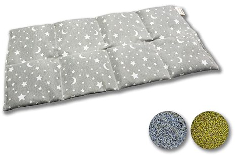 TERMOSAK Natural Thermal Pillow, with Green Soy and Lavender Seeds, 55x30, Microwave/Freezer Heat Pack, Heat/Cold Heat Pad, Very Resistant. (013, 55x30)
