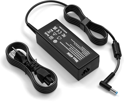 45W 19.5V 2.31A for HP Laptop Charger,HP Pavilion x360 Charger Model 15 15-f272wm 15-f387wm 15-f233wm 15-f222wm 15-f211wm 15-f337wm Zbook G4 G5 G3 Stream Laptop Notebook Computer Power Supply Cord