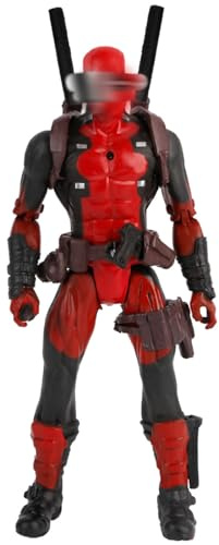 Actionfiguren, 17 cm Action Figures Rot Schwarz PVC Modell Spielzeug für Kinder und Erwachsene Hero Actionfigur mit Abnehmbarem Kleinzubehör für Sammler und Display