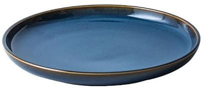 Piatti Da Pranzo Piatto in ceramica giapponese Piatto creativo da tavola Piatto personalità Hotel Ristorante occidentale Piatto da bistecca Piatto piano Piatto Da Portata In Ceramica(9.3inch)