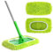 GIDWRIY 2 Pièces Lingettes Reutilisable pour Swiffer Wetjet Microfibre Lavable,Tampon de Rechange Balai Serpillère,Chiffon de Serpillière Microfibre pour Swiffer Sweeper,Mop Pads Microfiber