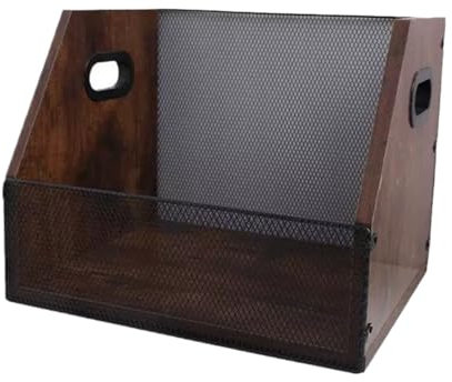 CHUNXVLI Schallplattenständer Vintage Country Vinyl Schallplatten Aufbewahrung Schallplattenhalter Schreibtisch Aufbewahrung for Display Stapelbar Schallplatten Halter