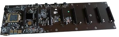 AMSLSIU HM65 Motherboard Mining Board Direct Plug 8 Card Slot 67MM Solid State Computer Stabile Teile Gute Wärmeableitung