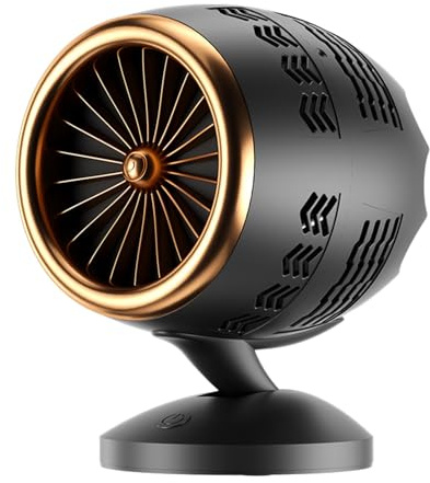 Cappa di scarico portatile da cucina, ventola compatta da tavolo, filtro 'aria a doppio filtro, altezza e angolo regolabili, aspirazione silenziosa a 2 velocità, cattura aria, materiale ABS, 18,5