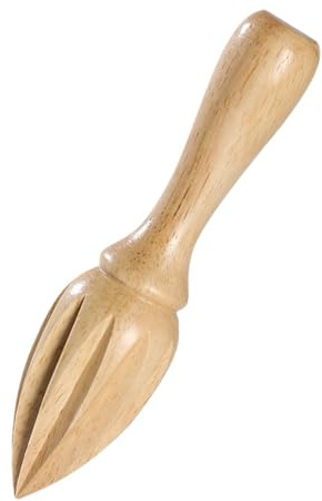 TOYZFRIENDY Presse-Citron en Bois Manuel 1 Pièce Presse-Fruits Naturel pour Oranges et Citrons Accessoire la Cuisine Portable pour Jus Frais à la Maison Voyage