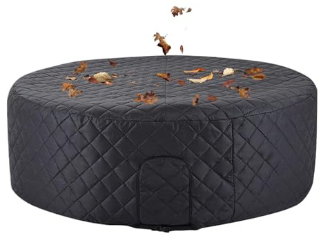 Couvercle isolant pour bain à remous | Couvercle d'économie d'énergie – Housse d'hiver pliable | Gonflable de 145 cm pour hiver, jardin, patio et maison
