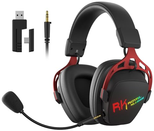 RK ROYAL KLUDGE HG103 Auricular Juego inalámbrico PS5/4, Xbox, PC, Switch
