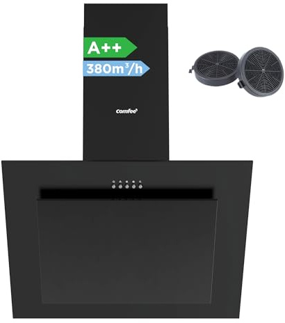 COMFEE' Kopffreie Dunstabzugshaube 60cm A++ Umluft & Abluft CH60J78EM4A2B