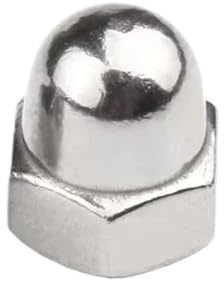 Hattmutter hattmutter M3 – M16 304 rostfritt stål dekorativa hexagonmuttrar (M12 x 2 st)