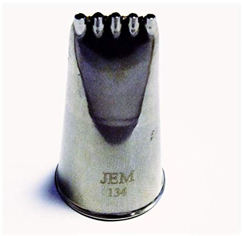 JEM 5 Line/Dot Large Tube Nozzle #134 (Uncarded)