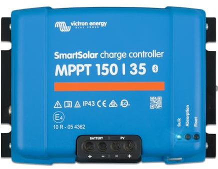 Victron Energy SmartSolar MPPT 150V 35 amp 12/24/36/48-Volt Contrôleur de Charge Solaire (Bluetooth)