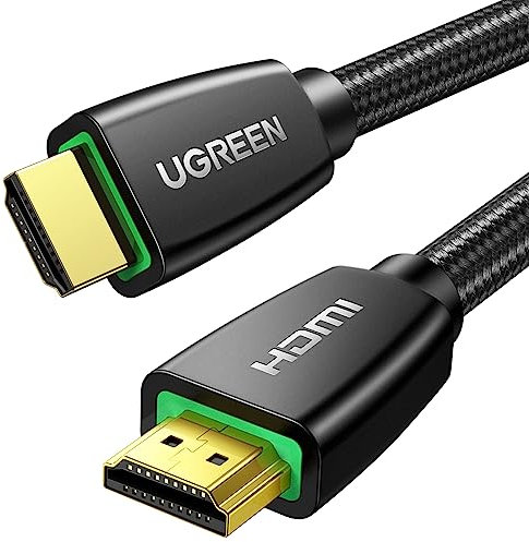 UGREEN HDMI Kabel 4K 60Hz UHD 2.0 HDMI ARC Kabel HDR 3D High Speed 18Gbps mit Ethernet vergoldet kompatibel mit TV Fernseher, Monitor, Blu-ray, PS5/PS4/PS3, Xbox Series S, Soundbar(1M