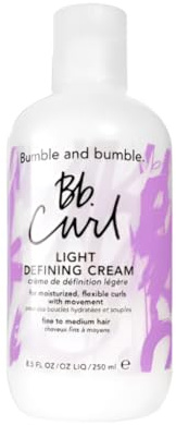 Bumble and bumble. Curl Light Defining Styling Cream | Lockencreme für elastische, mit Feuchtigkeit versorgte Locken | Anti-Frizz | Lockiges, welliges Haar | Mit Jojobaöl, Avocadoöl + Kokosöl, 250 ml
