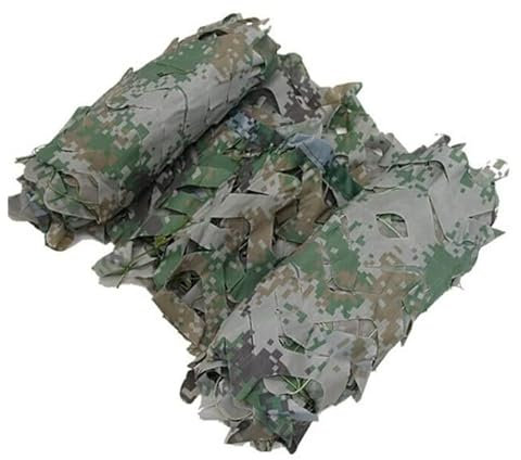 ANGUOEY Woodland Camo Neting Camouflage Nets Camo Tarp Große Tarnnetze Militärüberschüsse Roll for Jagd for die Autobedeckung Sonnenschutz Party Dekoration Ente Blinding Camping im Freien