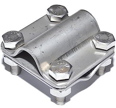 Hoogana Kreuzverbinder Blitzschutz Blitzableiter Φ20 8-10mm Edelstahl