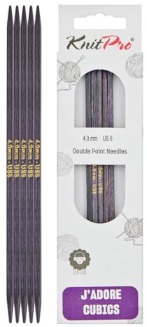 KnitPro J’adore Cubics Nadelspiele 8 (20cm) | 4mm