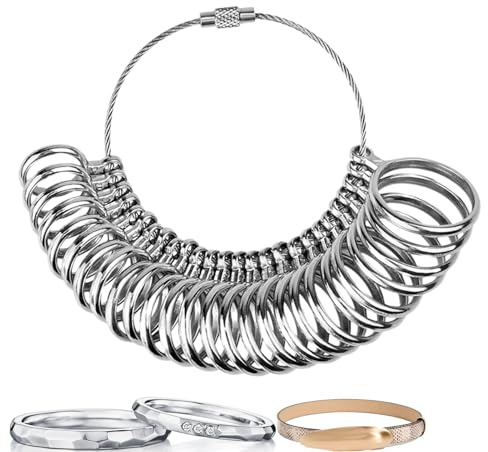 Sizer De Bague - Mesure De Doigt Pour La Taille De La Bague | Outil De Mesure De Jauge De Doigt, Mesureur D'anneau | Outil De Dimensionnement De Bijoux, Jauge De Taille De Doigt De Bague Pour Les Acha