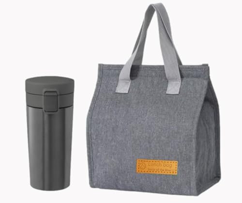 Vaso térmico antigoteo para café + Bolsa térmica porta café de diseño con aislante térmico, Vaso antigoteo para cafe Termo cafe para llevar Thermo para llevar Thermo pequeño cafe.