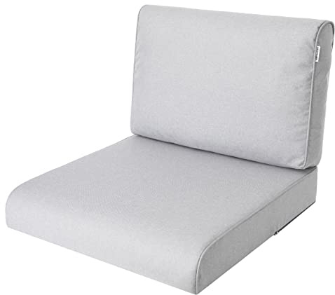Bjird - Coussin pour chaises de Jardin - Coussin de siège - 70x70 cm Extérieur - ou transat de Jardin, terrasse ou Balcon - Frêne