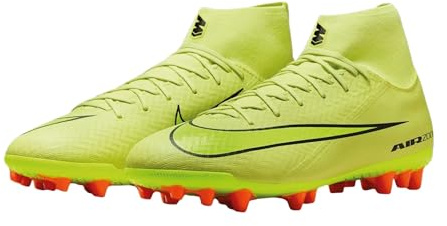 Nike Herren Zm Superfly 10 Academy Ag Fußballschuh, Limelight/Volt/Hyper Crimson, 40.5