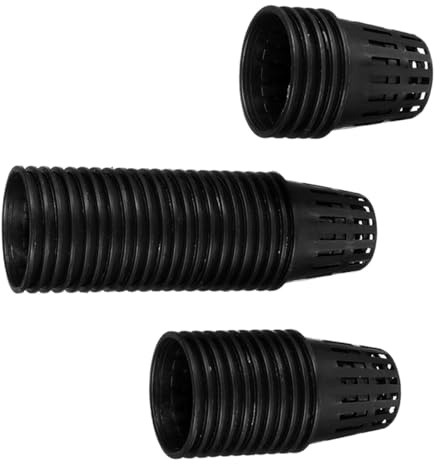Abaodam Cestino Idroponico in Plastica Nero 5.7x5cm 100pezzi Vaso Fori per Piante e Verdure da Giardino e Balcone