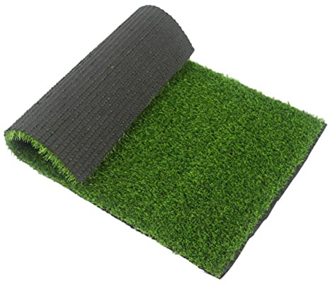 AKOOSY Alfombra de Césped Artificial Antideslizante para Puerta Resistente al Agua para Entrada Jardín y Decoración Exterior Interior Fácil Natural