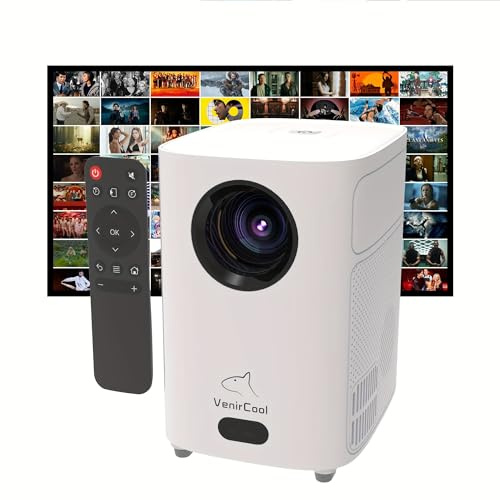 Mini projecteur portable natif 720p, prend en charge le décodage 4K WiFi 6 BT 5.2 projecteur portable amélioré pour téléphone/PC/TV/HD/PS5/ordinateur portable Auto Keystone Home Cinéma
