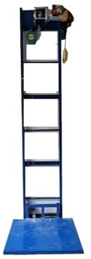 piattaforme aeree Piccolo ascensore elettrico for carichi domestici, semplice piattaforma elevatrice monorotaia fissa disponibile for magazzino