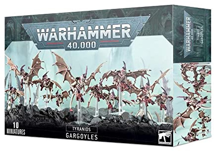 Games Workshop 99120106018 Warhammer 40,000 Tyranid Gargoyle Brood Action Figure, Black