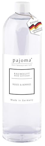 pajoma® Raumduft Nachfüllflasche 1000 ml, Roses & Berries | Nachfüller für Lufterfrischer | intensiver und hochwertiger Duft in Premium Qualität